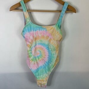 Stoney Clover Lane X Target Women's XS One Piece Suit Pink Tie Dye Swimwear